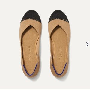 Rothy’s camel captoe the flat size 9. New with tags